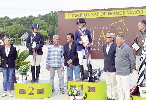 Podium Major 1 : 1re Sabine Locquet, 2e Catherine Blaize, 3e Thierry Le Gac