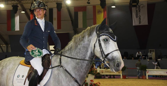 CSI3*- W El Jadida : FIDEL CASTRO VD WITHOEVE lors de la remise des prix de la 135. © Fédération Royale Marocaine des Sports Equestres