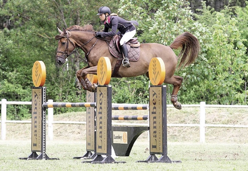 Sabrina Chapuis remporte l’Amateur 1 Grand Prix (61 partants) avec Loveshack (Lord Lander) (© P. Vacher)