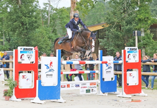 Mathieu Billot et l’étalon de 9 ans Shiva d’Amaury (© FFE/PSV)