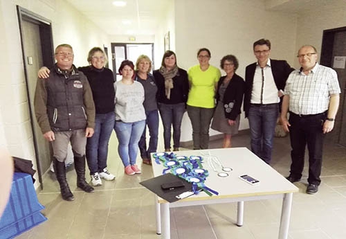 Trois structures étaient présentes avec leurs cavaliers : le Centre Equestre du Val d’Hipp Saulx représenté par Emilie Robert-Aguir, le Pôle Equestre de Belleray représenté par Bastien Salmon et Sabine Favier et le SESSAD APAJH (Association Pour Adultes et Jeunes Handicapé) représenté par Michèle Pfender