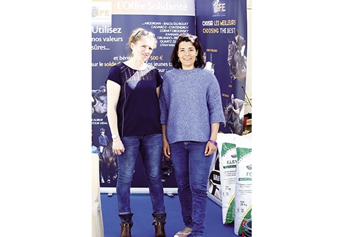 Marion Giret et Charlotte Degien, les deux vétos du Haras de Cordemais, étaient partenaires du Trophée des Pays de la Loire à La Baule