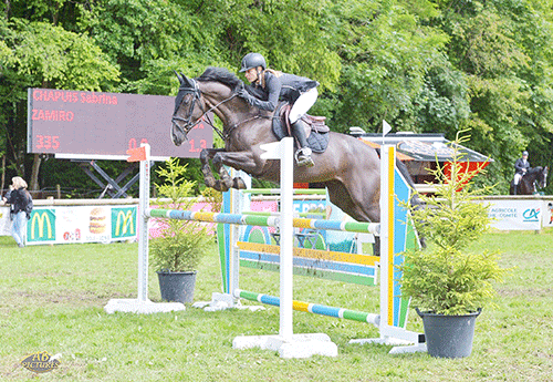 Sabrina Chapuis avec Zamiro (Crédit : AB Pictures).