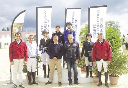 Le podium des Amateurs* (© CRE Bourgogne)