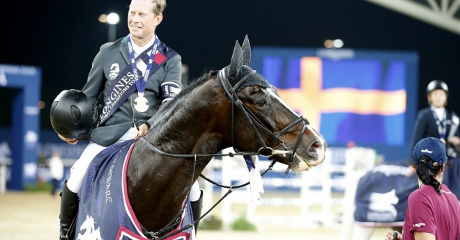 Casall Ask et RG Bengtsson victorieux à Doha en 2015 ©LGCT