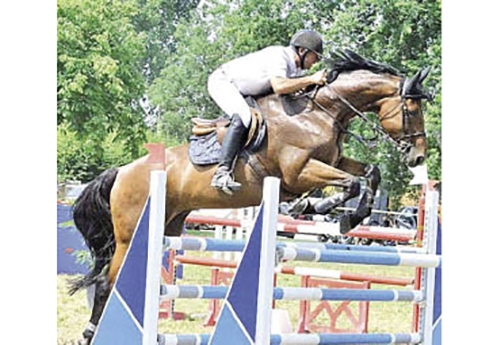 Franck Vancrayelynghe/Quito du Vilpion, ici sur une étape du Grand National en 2016 (© PSV/Jean Morel)