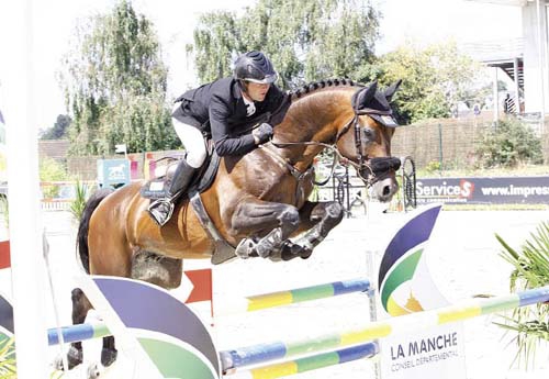 Yannick Gaillot est également le meilleur cavalier du concours (© ER)