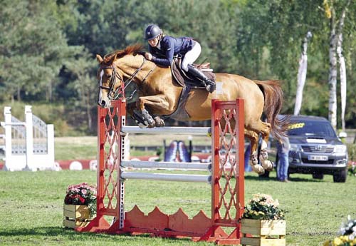 Axelle Lagoubie et Rubelia (© Archives LC)