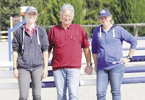 Noémie, Alain et Amandine, le Staff de l’écurie du Saulcy (© Ecurie du Saulcy)