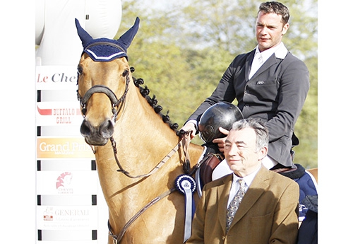 Grégory Cottard et Regate d’Aure sur une étape du Grand National (Photo ER)