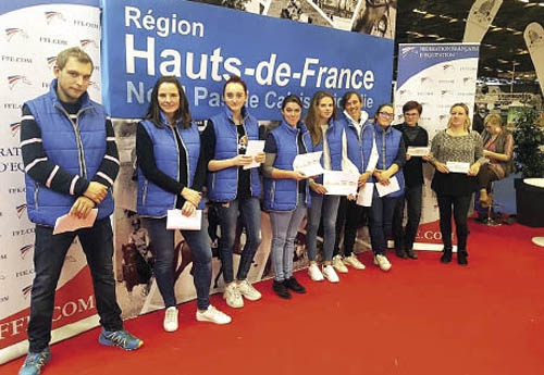 Lauréats au Salon du Cheval (© commission endurance Hauts de France)