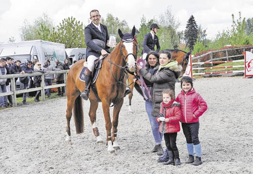 La famille Caulier et Xavier Hazebrouck/Astre de Rampan