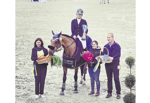 CSI** de mai : Boheme de la Roque/Marie Hecart avec Carine et Pierre Mazy (© Etrier du Cambrésis)