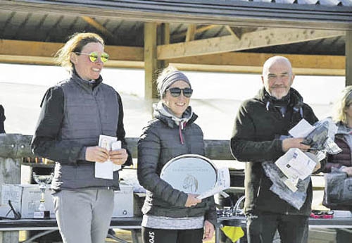 Le podium du CEI** : Pauline Durand, Daniel Trépault et Klervi Lefevre (© CREEF)