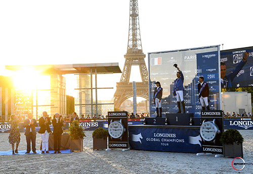 Le podium (Crédit Sporfot)