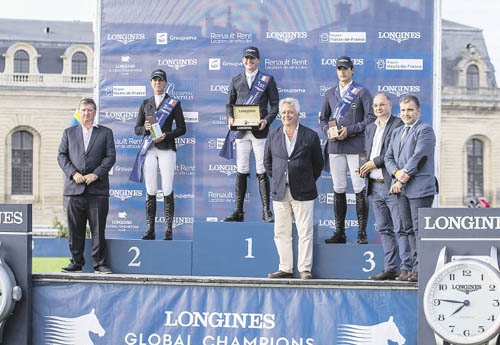 Podium LGCT GP au CSI 5* de Chantilly (© S.Rispail)