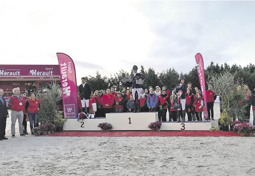 Le Podium CCI4*-S (© Trois Fontaines compétition Le Pouget)