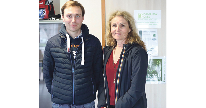 Marie Lamotte Trihan et son cavalier Benjamin Jegousso