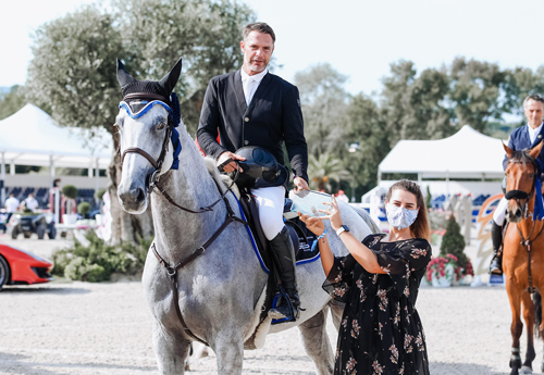 Grégory Cottard/Allegra de Reux (© Marco Villanti pour HUBSIDE JUMPING)