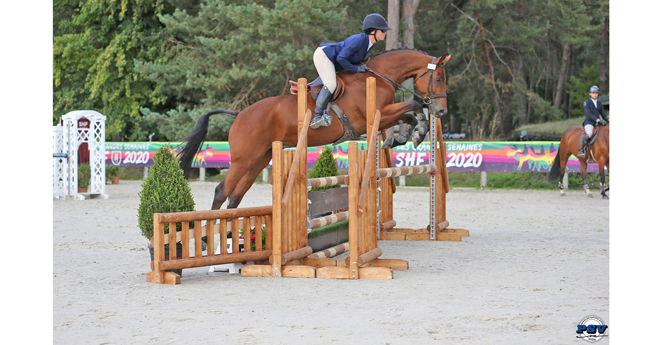 Frenchcancan Dechaine est le seul cheval Elite des 5 ans avec Gaëlle Rotkopf (© PSV photos)