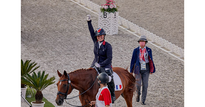 Céline Gerny en Grade II et Rhapsodie*IFCE, quel mental!