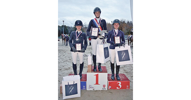 Championnat Amateur 3 Jeunes : 1. Lea Prunier (Crescendo Equitation)/Bilbao*Des Nouettes; 2. Chloe Lannes (Ec. Elevage d’Envie)/Dansoon d’Envie; 3. Nahia Perez (Ec. Larretcheberria)/Dorianne du Noe Aa