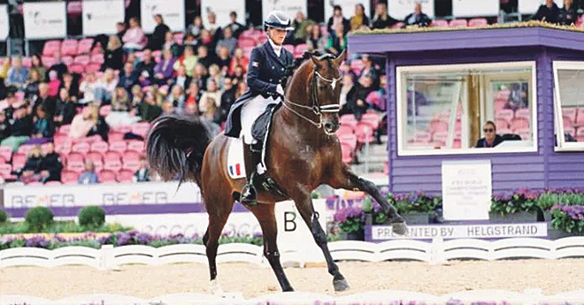 Morgan Barbançon-Mestre et Sir Donnerhall II à Herning (© Jessica Rodrigues)