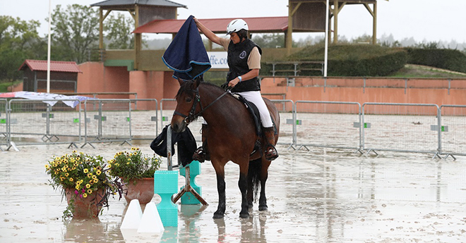 Jeunes montés : Finzean Cleise Fearna, 1re (© ML)