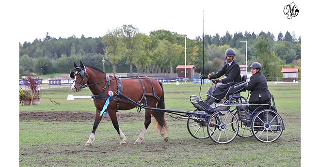 Charlyne de la Chapelle, 1re en Formation 1 - Traits (© ML)