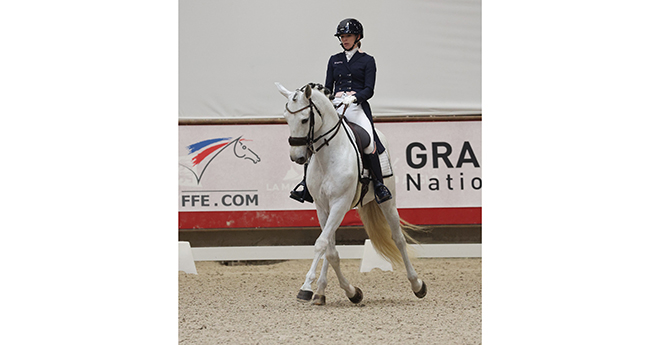 Charlotte Chalvignac en Dressage est en tête au provisoire (Charlotte Chalvignac en Dressage est en tête au provisoire (© FFE-PSV)FFE-PSV)