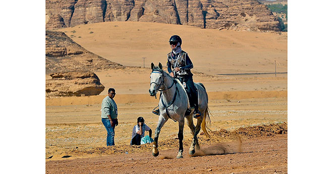 Clémentine Chaud à l’arrivée à Butheeb (© ER)