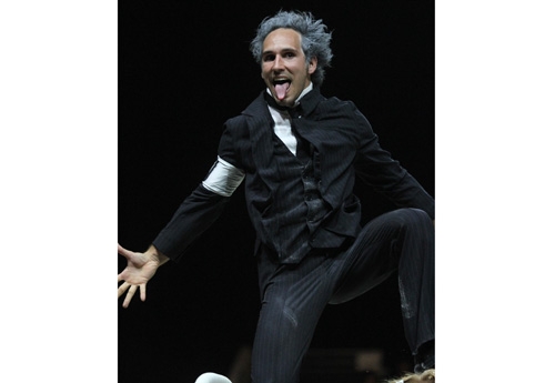 Nicolas Andreani campe un Einstein époustouflant (Photo Pascale Vacher)