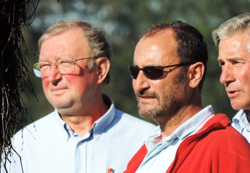 De gauche à droite : Christian Boutolleau, Jean-Guy Issaly et Philippe Aure