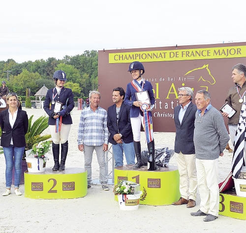 Podium Major 1 : 1re Sabine Locquet, 2e Catherine Blaize, 3e Thierry Le Gac