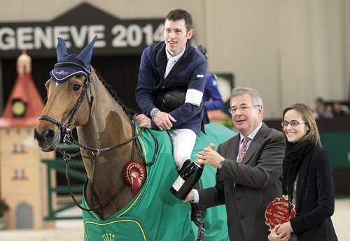 Le visage juvénile de Scott Brash et son fabuleux Hello Sanctos (© P. Vacher)