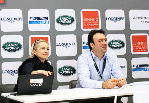 Florence Amalou, directrice marketing et stratégie d'Equidia et Laurent Duray, PDG de CWD