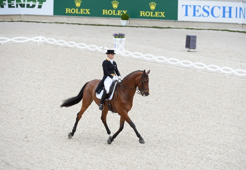 Gagnante du Grand Prix de dressage, Isabell Werth et Don Johnson (© Rolex/Kit Houghton)