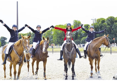 Ecole d’Equitation du Boulonnais en argent (Crédit EEB)