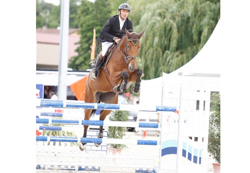 Venusia de la Violle et Eric Lelièvre, une des candidates des 6 ans (Photo ER)