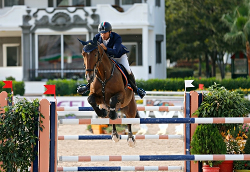 Juan Carlos Garcia en selle sur Bonzai van de Warande (Photo R&B Presse)