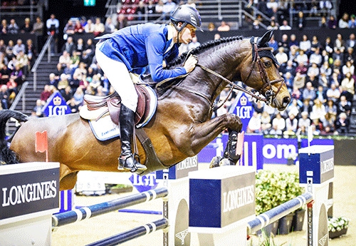 Christian Ahlmann et Codex One, vainqeurs du CSI5* de Basel (Sui) le week-end dernier...