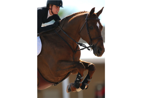 Polias de Blondel et la jeune Alexandra Paillot ©Sportfot