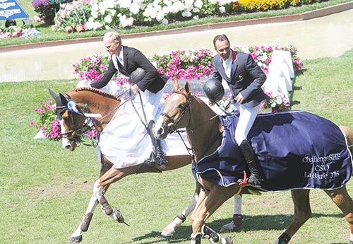 Meilleur SF (Saxo de la Cour) et meilleur cavalier du concours cote-à-cote