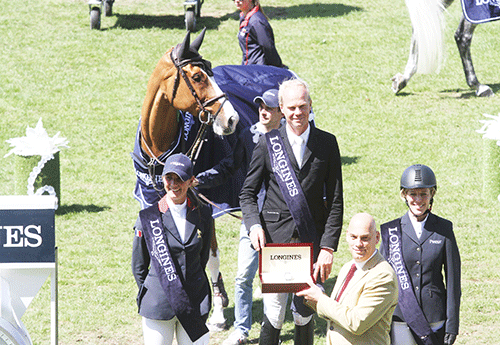 Jérôme Guéry a ravi la victoire à deux amazones...(Photo P. Vacher)