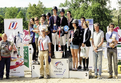 Podium dressage, podium CSO, podium combiné