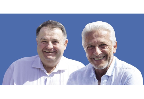 Jacky Dufourcq et Hervé Godignon