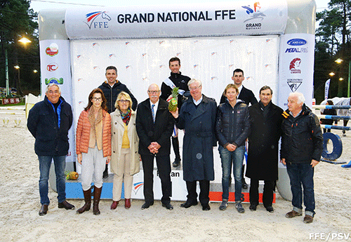 Le podium (FFE/PSV)
