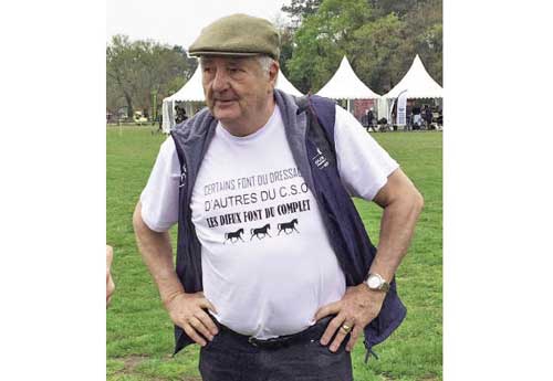 Michel de Chateauvieux, représentant du syndicat des propriétaires de Piaf de b’Neville, était là !