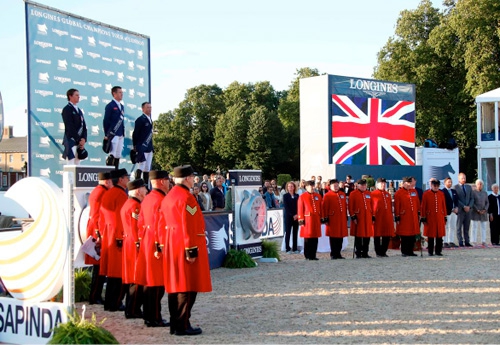 Cérémonie toute britannique (Photo LGCT/Stefano Grasso)