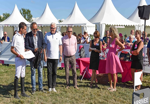 Harold Boisset meilleur cavalier du concours (er)